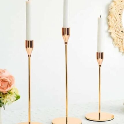 Rustic Wooden Candle Stand